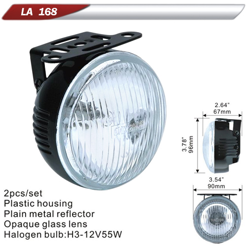 Фары доп. DLAA  168-W/H3-12V-55W/D=90mm