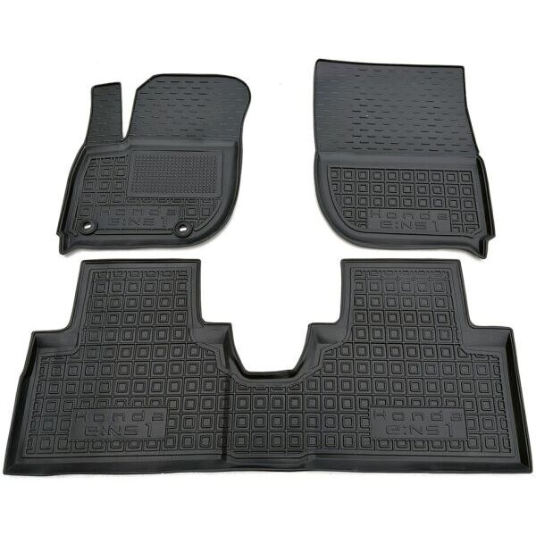Коврики в салон Honda e:NS1 2022- резиновые, чёрные (AVTO-Gumm)